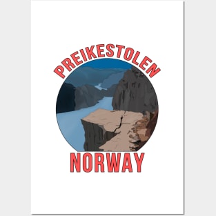 Preikestolen Norway Posters and Art